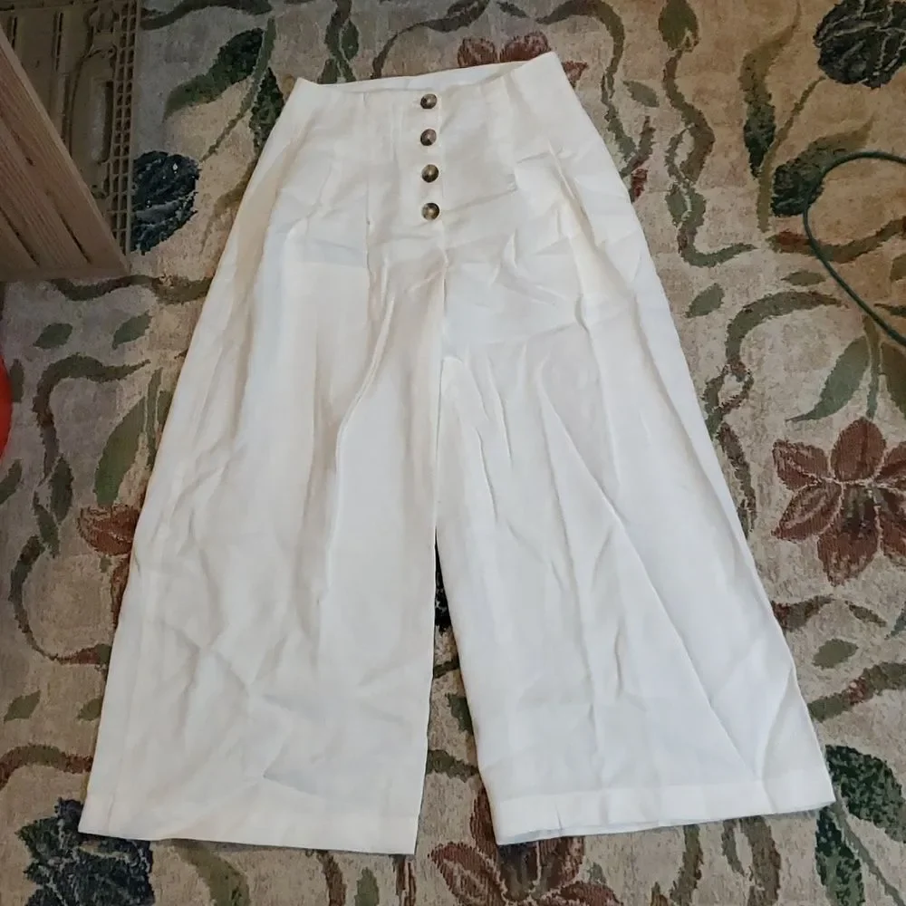 Wilfred NWT Aenor Pants in Espace Linen Blend Wide-Leg Pants Size 2‎